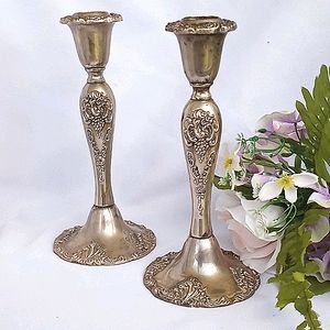 Vtg Godinger Candleholders